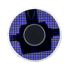 Blue Tartan Plaid 1 On-the-go Memory Card Reader