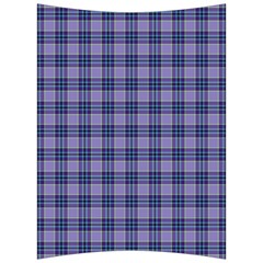 Purple Plaid Tartan 1 Back Support Cushion by dressshop