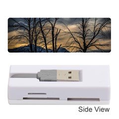 Tree Silhouette At Border Of Nahuel Haupi Lake, Rio Negro, Argentina Memory Card Reader (stick) by dflcprintsclothing