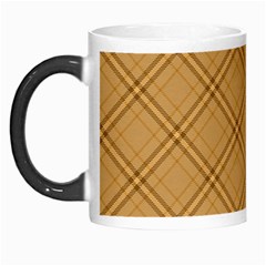 Autumn Fall Plaid Tartan 1 Diagonal Morph Mug by dressshop