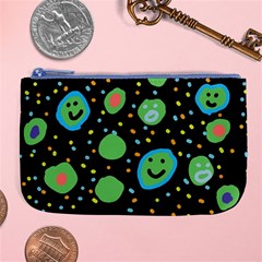 Doodle Dot Drawing Large Coin Purse by Salmanaz77