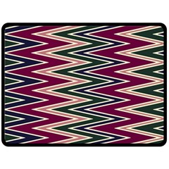 Pattern Zigzag Stripe Design Two Sides Fleece Blanket (large) by Maspions