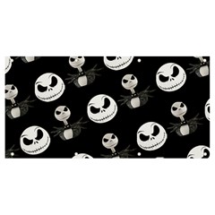 Jack Print, White, Before, Plain, Black, Simple, Christmas Banner And Sign 8  X 4  by kyorashop23
