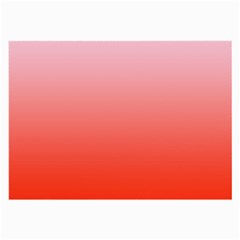Pink Lace To Scarlet Red Linear Gradient Large Glasses Cloth by GradientsOmbre