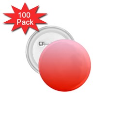 Pink Lace To Scarlet Red Linear Gradient 1 75  Buttons (100 Pack)  by GradientsOmbre