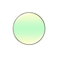 Cream Yellow To Mint Green Bilinear Gradient Hat Clip Ball Marker (4 Pack)