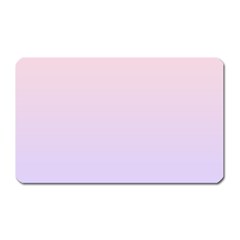 Pale Pink To Pale Violet Linear Gradient Magnet (rectangular)