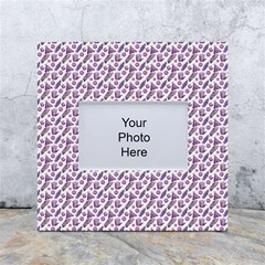 Boho Pattern 2 White Box Photo Frame 4  X 6 