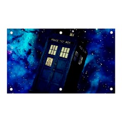 Tardis Doctor Who Space Galaxy Banner And Sign 5  X 3 