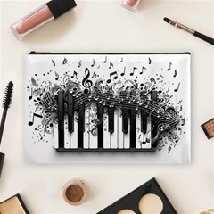 Piano Sounds Cosmetic Bag (large)