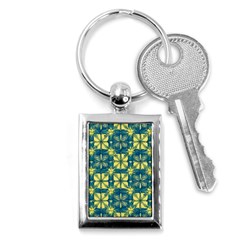 Royal Fractal Pattern 2 Key Chain (rectangle)