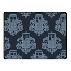 Dr Who Tardis Pattern Fleece Blanket (small)