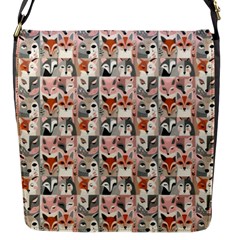 Foxs Flap Closure Messenger Bag (s)