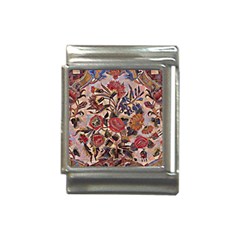 Abstract Flowers Italian Charm (13mm) by DinkovaArt