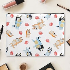 Bluey, Bluey Merch, Bluey Pattern, Bluey Bluey, Bingo, Bluey Design, Bluey Dog Cosmetic Bag (xl) by avitendut