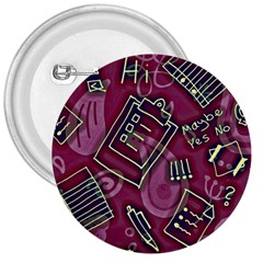 Abstract Art Pattern Design Background 3  Buttons