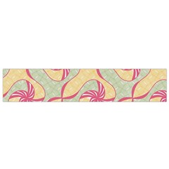 Abstract Pattern Design Scrapbooking 12 x60  Small Premium Plush Fleece Scarf