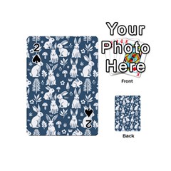 Easter Bunny Pattern Playing Cards 54 Designs (mini) by Valentinaart
