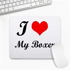 I Love My Beagle Large Mousepad