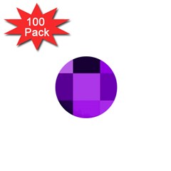 Purple Shades 100 Pack Mini Button (round)