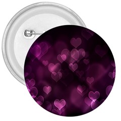 Purple Bokeh Large Button (round)