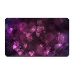 Purple Bokeh Large Sticker Magnet (rectangle)