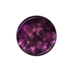 Purple Bokeh 4 Pack Golf Ball Marker (for Hat Clip)