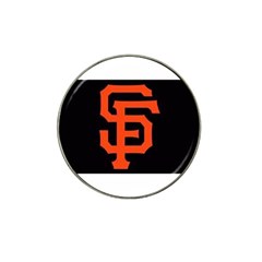 Sf Giants Logo Golf Ball Marker (for Hat Clip) by tammystotesandtreasures