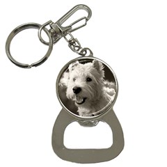 Westie Puppy Key Chain With Bottle Opener